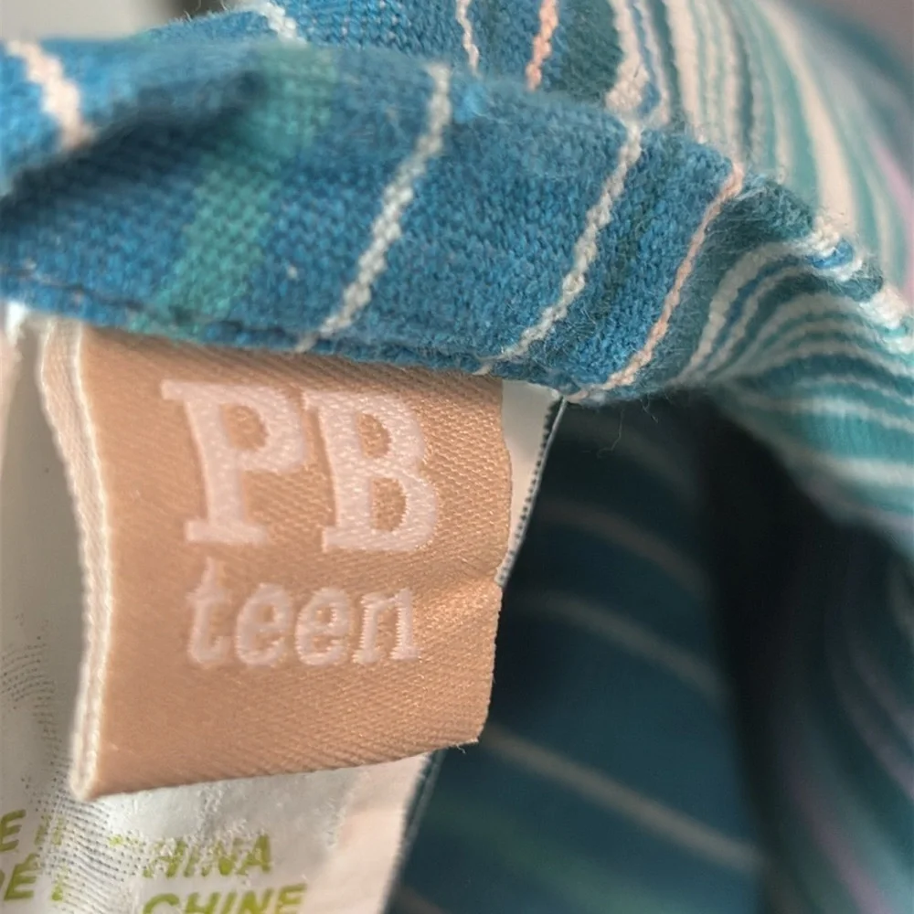 Pottery Barn Teen Rainbow Stripe Standard Sham
